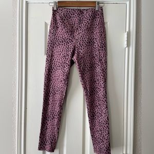 Barrestar Purple Leopard Leggings Medium